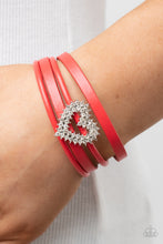 Load image into Gallery viewer, Paparazzi “Wildly in Love Red” Magnetic Bracelet
