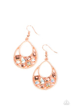 Load image into Gallery viewer, Paparazzi “Regal Recreation” Copper Dangle Earrings - Paparazzi Accessories