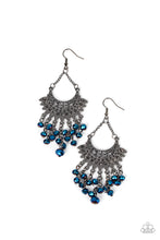 Load image into Gallery viewer, Paparazzi “Chromatic Cascade” Blue Dangle Earrings - Paparazzi Accessories