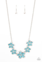 Load image into Gallery viewer, Paparazzi “Garden Daydream” Blue Necklace Earring Set - Paparazzi Accessories