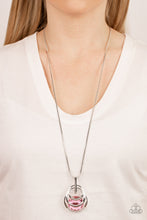 Load image into Gallery viewer, Paparazzi “Spun Sparkle” Pink Necklace Earring Set