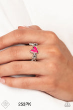 Load image into Gallery viewer, Paparazzi “Contemporary Charm” Pink Stretch Ring
