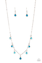 Load image into Gallery viewer, Paparazzi “Carefree Charmer” Blue Necklace Earrings Set - Paparazzi Accessories