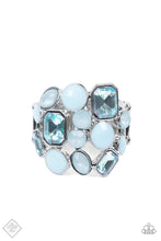 Load image into Gallery viewer, Paparazzi “Meditation” Blue Stretch Ring - Cindys Bling Boutique
