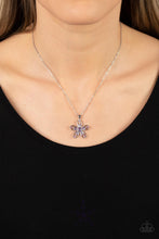 Load image into Gallery viewer, Paparazzi “Botanical Ballad” Purple Necklace Earrings Set