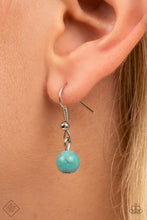 Load image into Gallery viewer, Paparazzi “Badlands Treasure Hunt” Blue Necklace Earring Set - Paparazzi Accessories