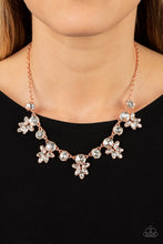 Load image into Gallery viewer, Paparazzi “Prismatic Proposal” Copper Necklace Earring Set - Paparazzi Accessories