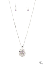 Load image into Gallery viewer, Paparazzi “Cozy Cottage” Purple Necklace Earring Set - Paparazzi Accessories
