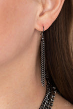 Load image into Gallery viewer, Paparazzi “Free to CHAINge My Mind” Black Necklace Earring Set - Cindysblingboutique