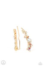 Load image into Gallery viewer, Paparazzi "Stay Magical" Gold Ear Crawlers Earrings - Paparazzi Accessories