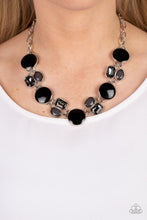 Load image into Gallery viewer, Paparazzi “Dreaming in MULTICOLOR” Black Necklace Earring Set