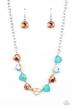 Load image into Gallery viewer, Paparazzi “Dreamy Drama Orange” Necklace Earring Set - Paparazzi Accessories