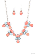 Load image into Gallery viewer, Paparazzi “Midsummer Meadow” Orange Necklace Earrings - Paparazzi Accessories