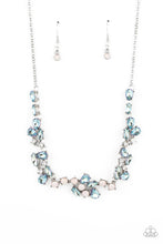 Load image into Gallery viewer, Paparazzi “Welcome to the Ice Age” Blue  Necklace Earring Set
