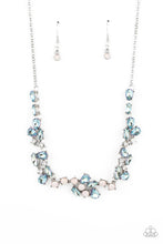 Load image into Gallery viewer, Paparazzi “Welcome to the Ice Age” Blue Necklace Earring Set - Paparazzi Accessories