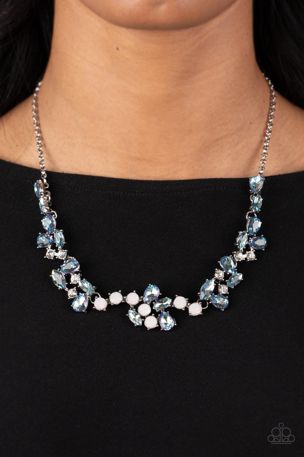 Paparazzi “Welcome to the Ice Age” Blue  Necklace Earring Set