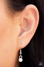 Load image into Gallery viewer, Paparazzi “GLOW-trotting Twinkle” White Necklace Earring Set - Paparazzi