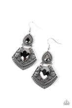 Load image into Gallery viewer, Paparazzi “Royal Remix” Silver Dangle Earrings - Paparazzi Accessories