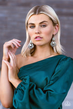 Load image into Gallery viewer, Paparazzi “Royal Remix” Silver Dangle Earrings - Paparazzi Accessories