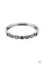 Load image into Gallery viewer, Paparazzi “Poetically Picturesque” Blue Hinge Bracelet - Paparazzi Accessories