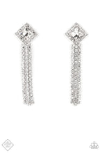 Load image into Gallery viewer, Paparazzi “Seasonal Sparkle” White Post Earrings - Paparazzi Accessories