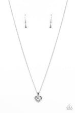Load image into Gallery viewer, Paparazzi “Effulgently Engaged” White Necklace Earring Set - Paparazzi Accessories
