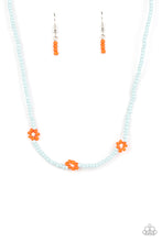 Load image into Gallery viewer, Paparazzi “Bewitching Beading” Orange Necklace Earring Set - Paparazzi Accessories