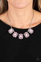 Load image into Gallery viewer, Paparazzi “Pearly Pond” Pink Necklace Earring Set - Paparazzi Accessories
