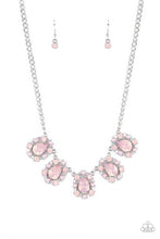 Load image into Gallery viewer, Paparazzi “Pearly Pond” Pink Necklace Earring Set - Paparazzi Accessories
