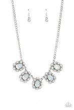 Load image into Gallery viewer, Paparazzi “Pearly Pond” White Necklace Earring Set - Paparazzi Accessories