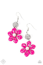 Load image into Gallery viewer, Paparazzi “Bewitching Botany” Pink Dangle Earrings - Paparazzi Accessories