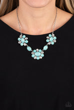 Load image into Gallery viewer, Paparazzi “Your Chariot Awaits” Blue Necklace Earring Set - Paparazzi Accessories