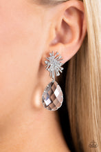 Load image into Gallery viewer, Paparazzi “Stellar Shooting Star” White Post Earrings