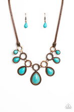 Load image into Gallery viewer, Paparazzi “Riverside Relic” Copper Necklace Earring Set - Paparazzi Accessories