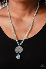 Load image into Gallery viewer, Paparazzi “Priceless Plan” Blue Necklace Earring Set - Paparazzi Accessories
