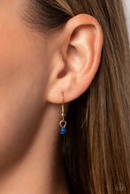 Load image into Gallery viewer, Paparazzi “High School Reunion” Blue Necklace Earring Set - Paparazzi Accessories