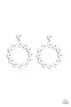 Load image into Gallery viewer, Paparazzi “Daisy Meadows” White Post Earrings - Paparazzi Accessories