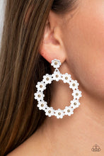 Load image into Gallery viewer, Paparazzi “Daisy Meadows” White Post Earrings - Paparazzi Accessories