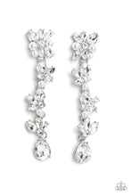 Load image into Gallery viewer, EMP Exclusive “LIGHT at the Opera” White Post Earrings - Paparazzi