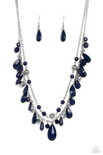Load image into Gallery viewer, Paparazzi “Flirty Flood” Blue Necklace Earring Set