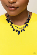 Load image into Gallery viewer, Paparazzi “Flirty Flood” Blue Necklace Earring Set