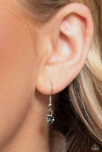 Load image into Gallery viewer, Paparazzi “Round Royalty” Silver Necklace Earring Set - Paparazzi Accessories
