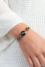 Load image into Gallery viewer, Paparazzi “Twinkling Trio” Silver Adjustable Bracelet - Paparazzi Accessories