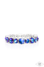 Load image into Gallery viewer, Paparazzi “Born To Bedazzle” Blue Stretch Bracelet - Paparazzi Accessories