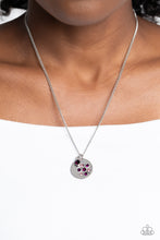 Load image into Gallery viewer, Paparazzi “Dandelion Delights” Purple Necklace Earring Set - Paparazzi Accessories