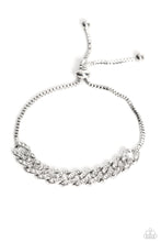 Load image into Gallery viewer, Paparazzi 2023 EMP Exclusive “Mecca Metro” White Adjustable Bracelet - Paparazzi Accessories