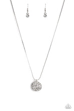 Load image into Gallery viewer, Paparazzi “Haute Hybrid” White Necklace Earring Set - Paparazzi Accessories