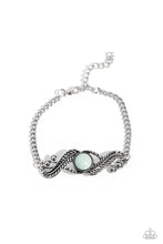 Load image into Gallery viewer, Paparazzi “Eye in the Sky” Blue Adjustable Clasp Bracelet - Paparazzi Accessories