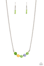 Load image into Gallery viewer, Paparazzi “BOUQUET We Go” Green Necklace Earring Set - Paparazzi Accessories