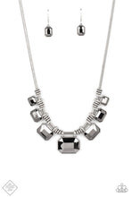 Load image into Gallery viewer, Paparazzi “Urban Extravaganza” - Silver Necklace Earring Set